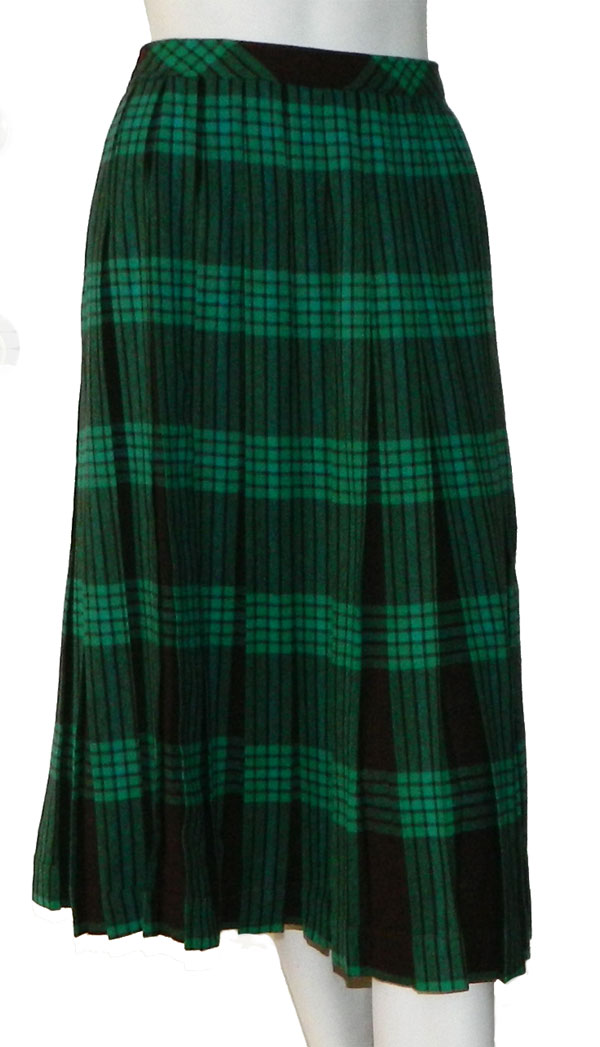1950's reversible wool skirt