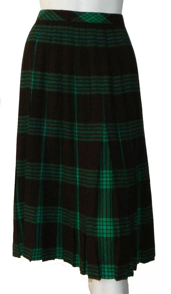 1950's reversible wool skirt
