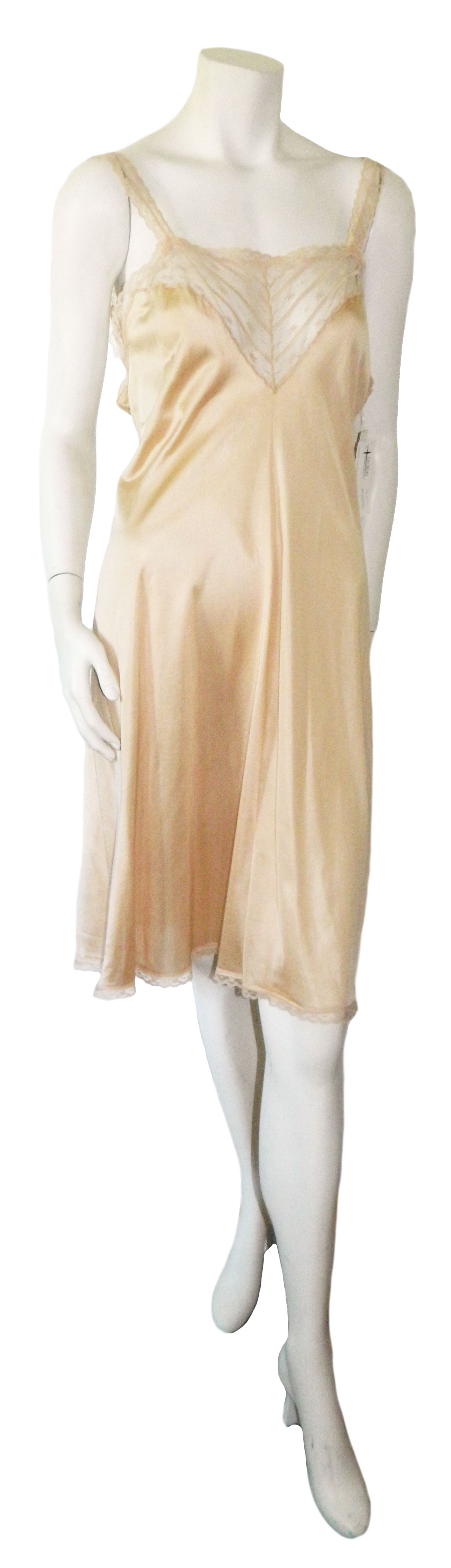 vintage lace slip