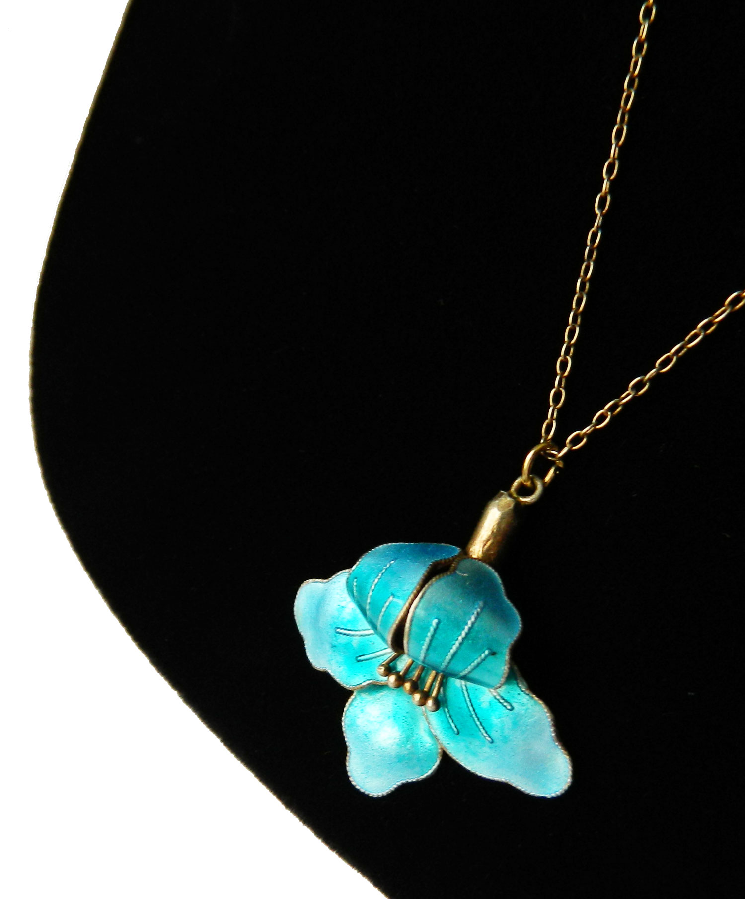 Norwegian silver pendant necklace