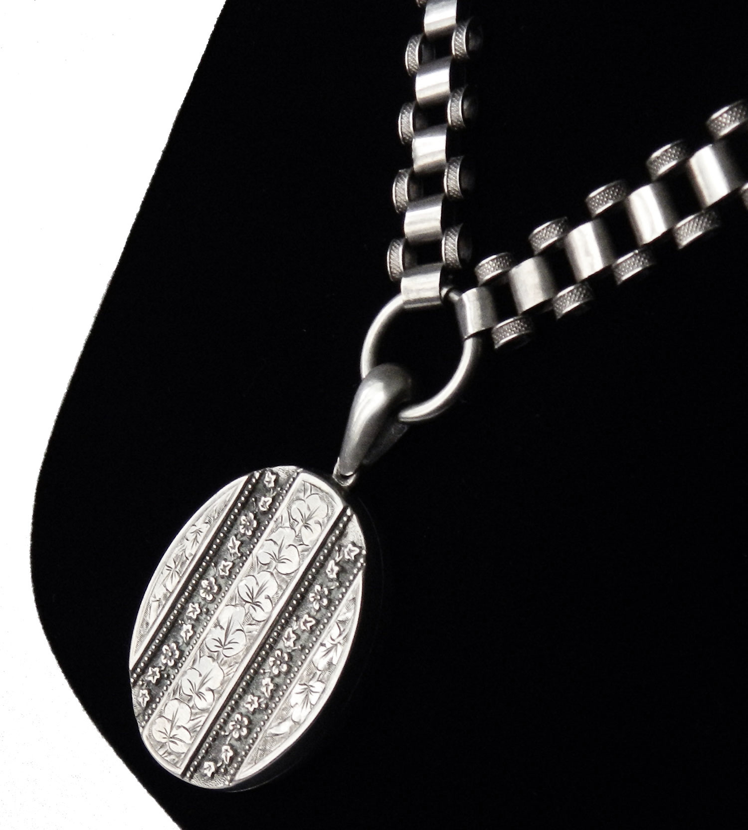 Antique locket necklace