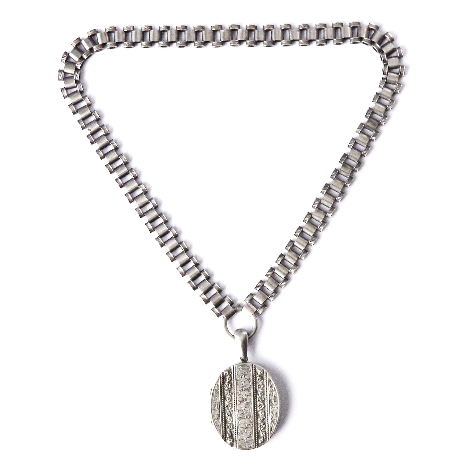 Antique locket necklace