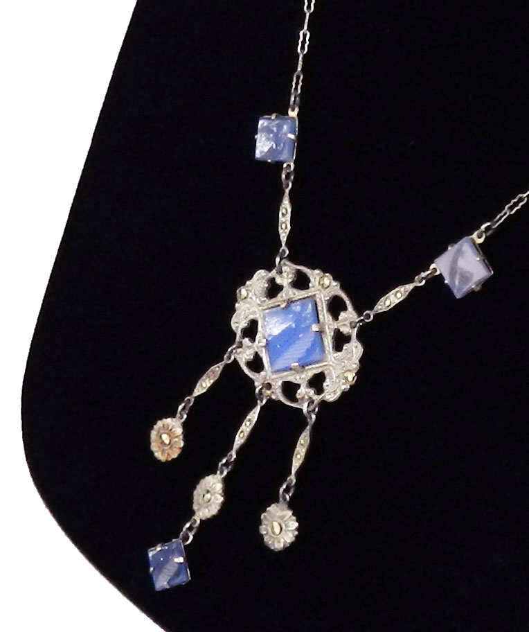 Sterling silver 1920s necklace