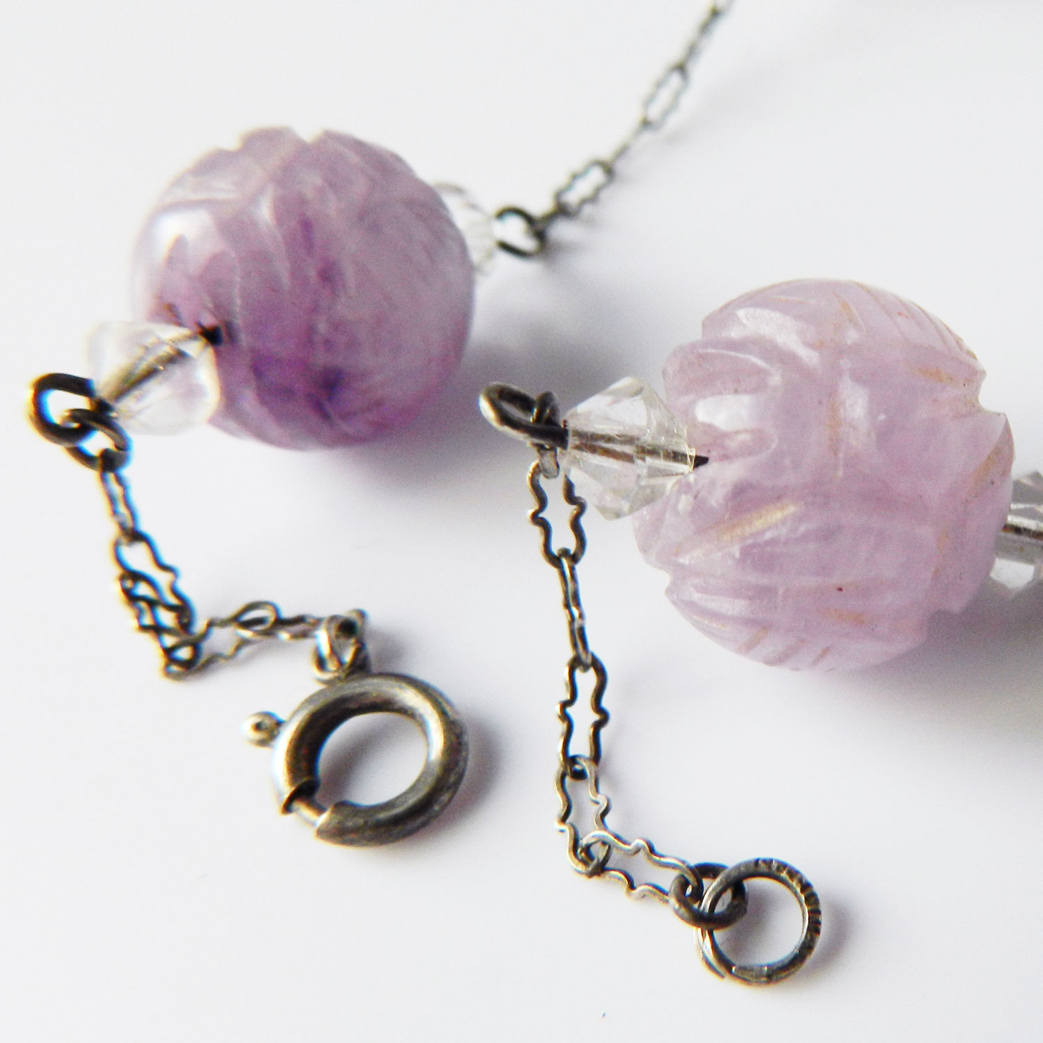 Sterling silver amethyst necklace