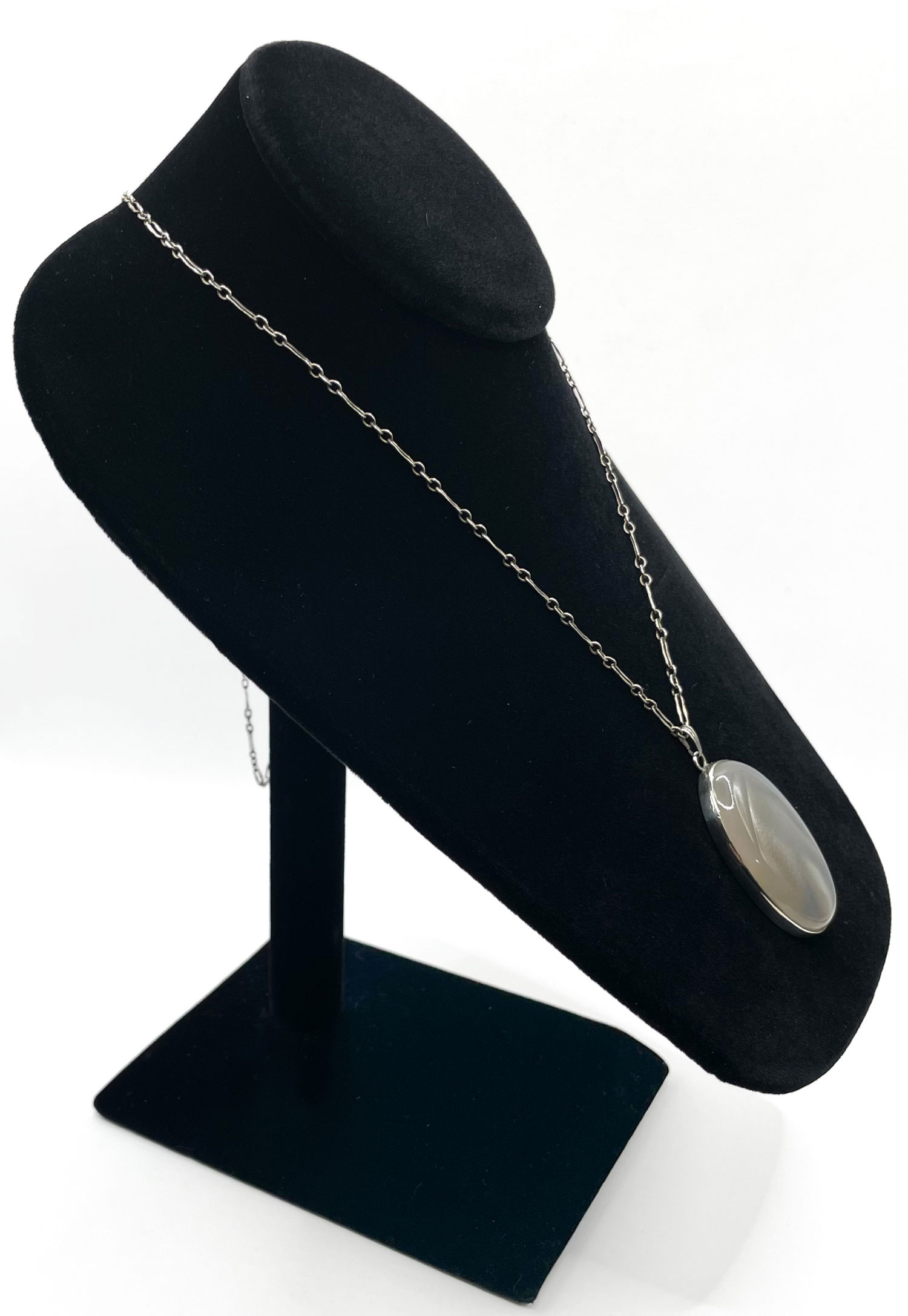 Sterling Agate Pendant