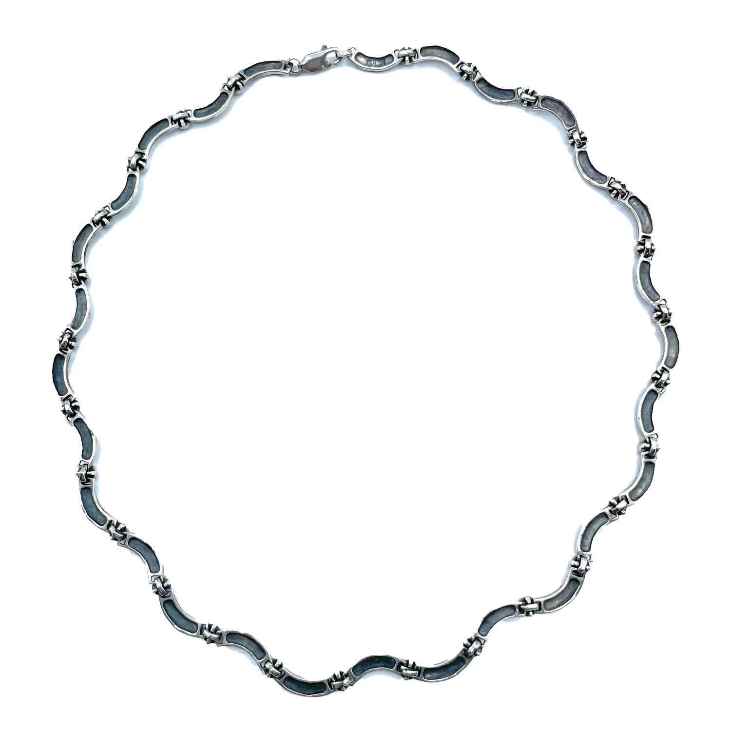 Sterling Silver Marcasite Necklace