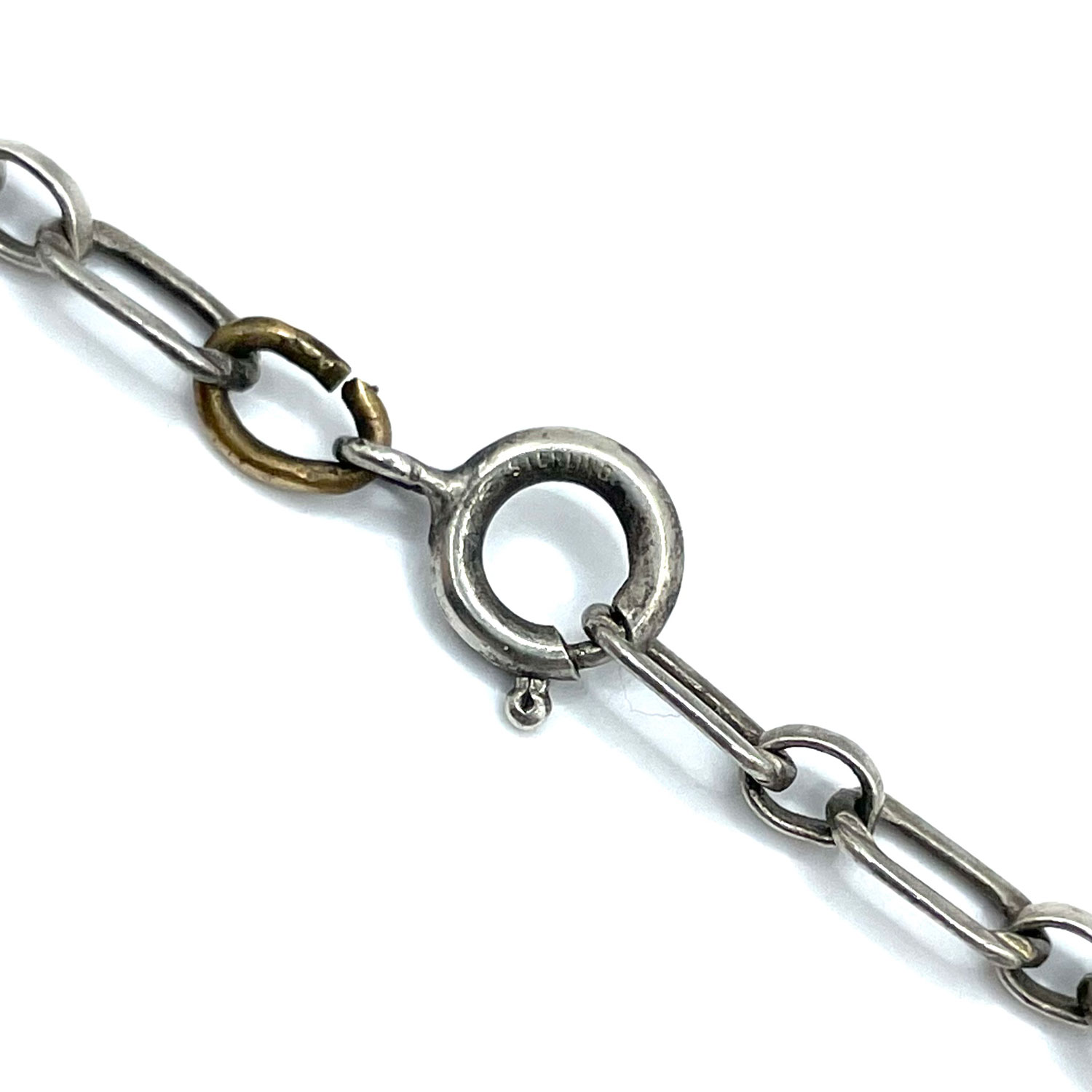 Sterling Silver Amber Heart Pendant Necklace