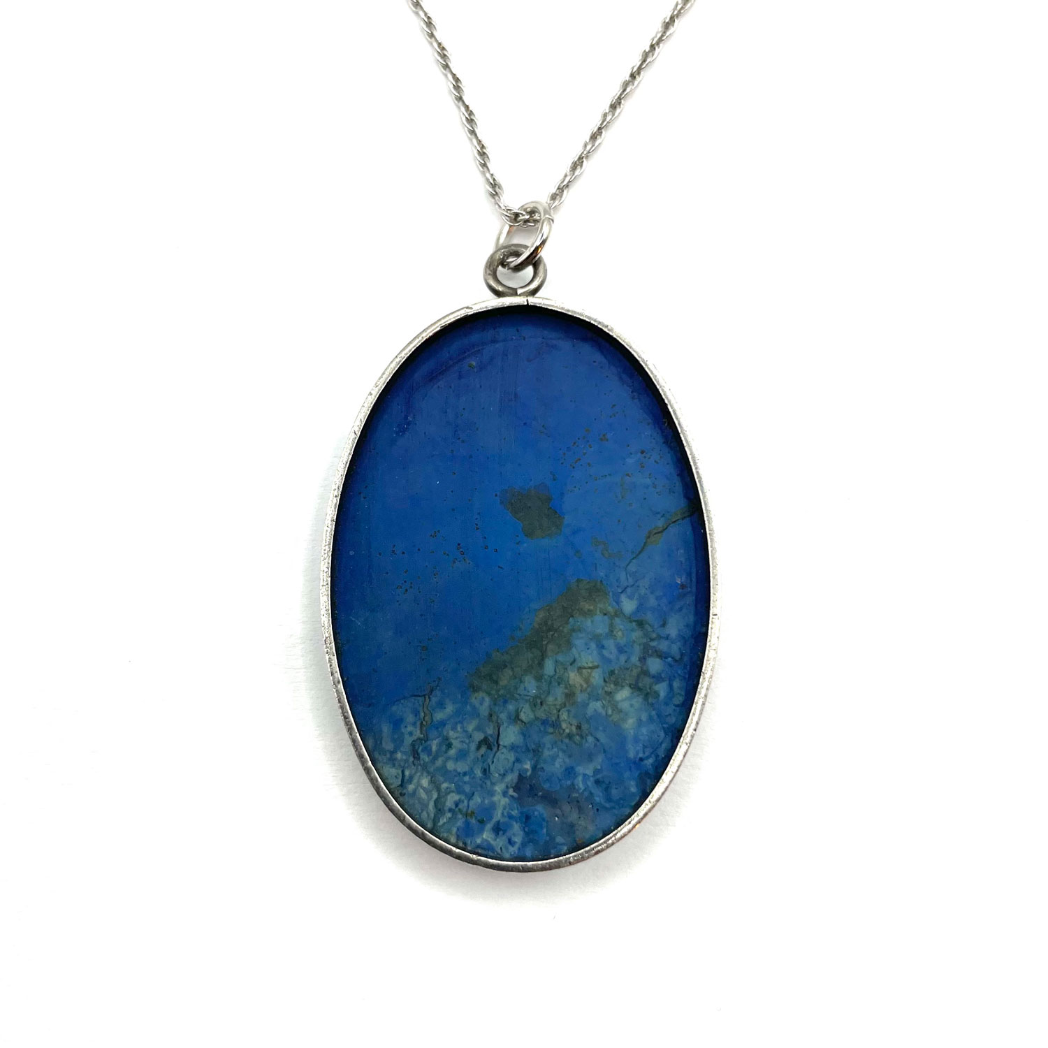 Sterling silver Lapis Lazuli necklace