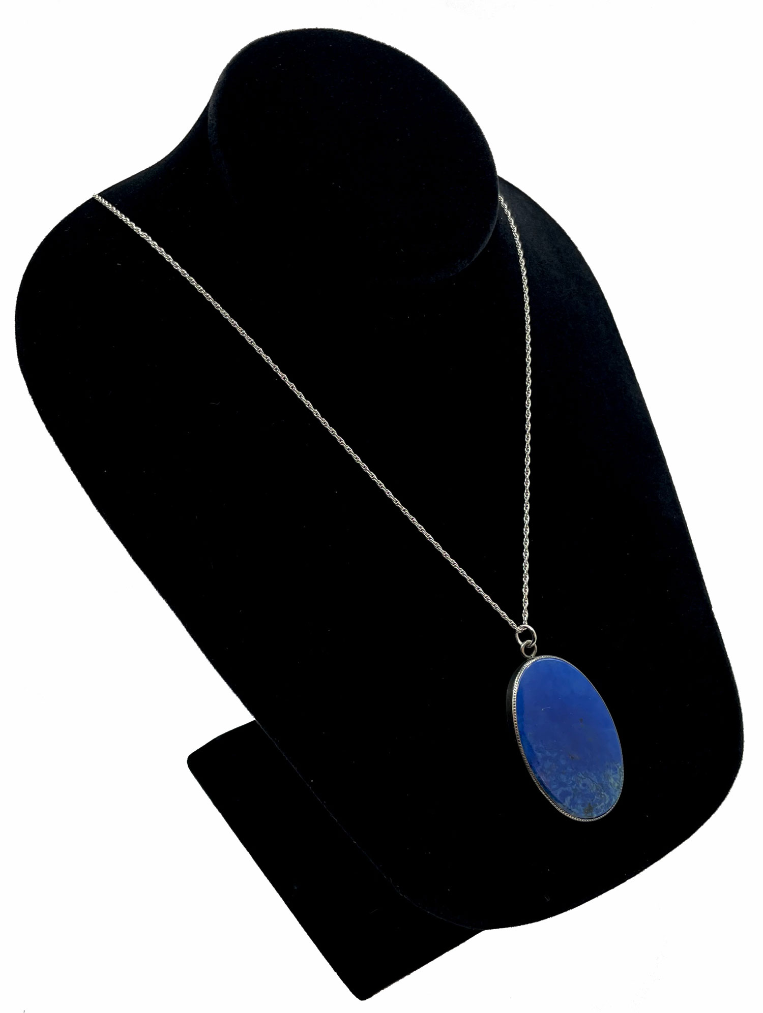 Sterling silver Lapis Lazuli necklace