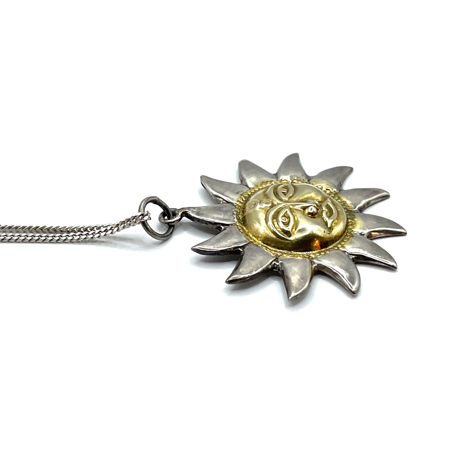 Sterling Silver Sun Pendant