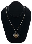 Sterling sun pendant