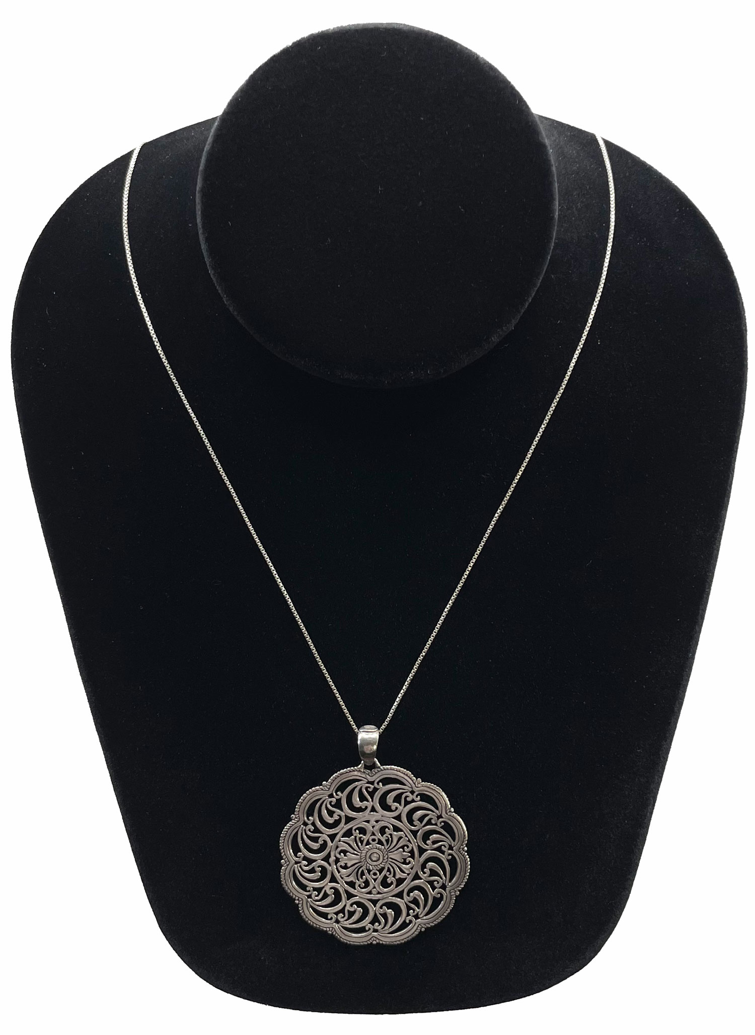 Sterling Silver Pendant Necklace
