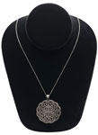 Sterling silver lapis necklace