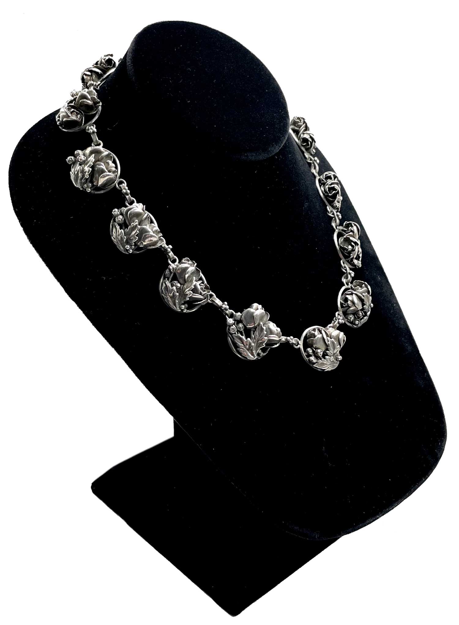 1940s Hobe Sterling Necklace