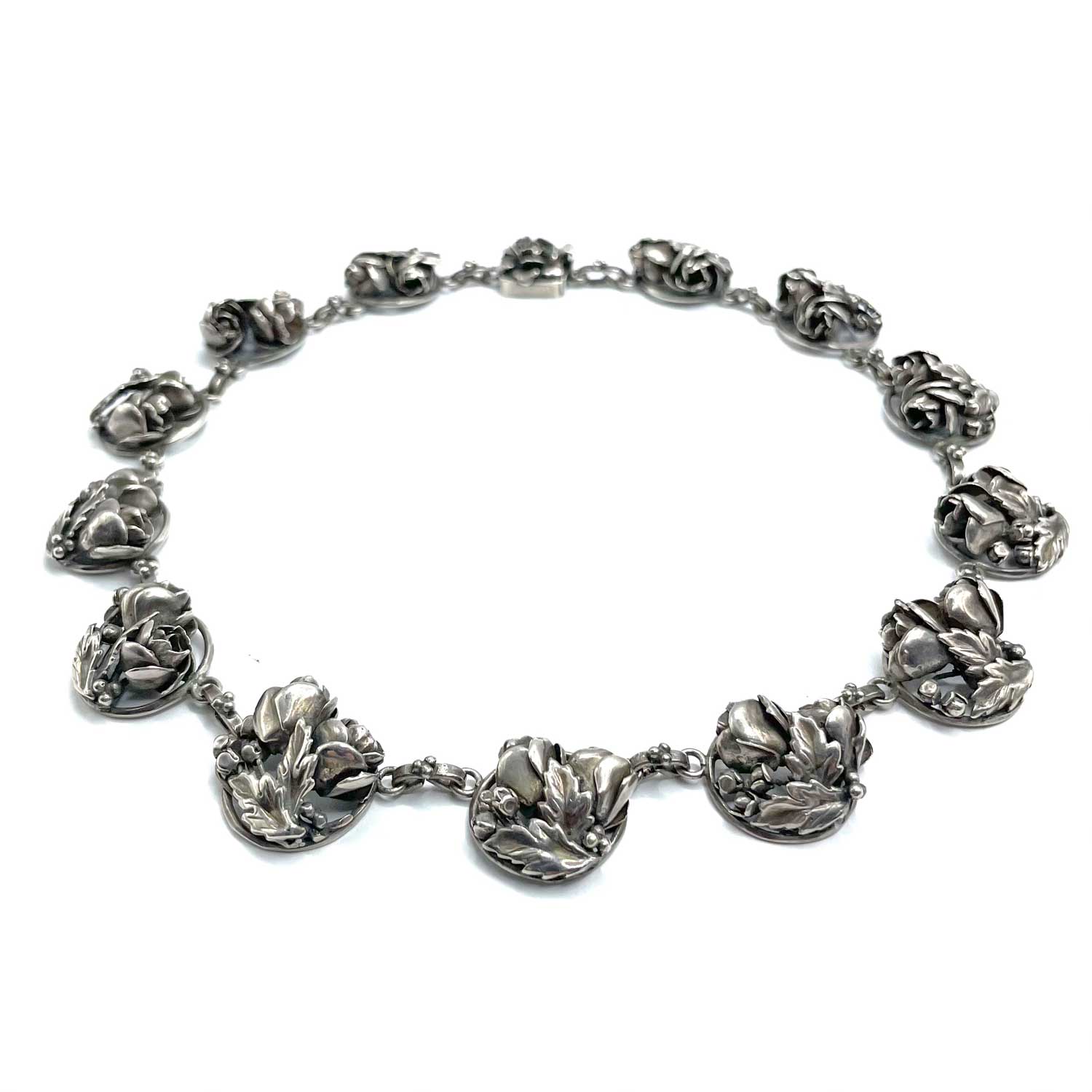 1940s Hobe Sterling Necklace