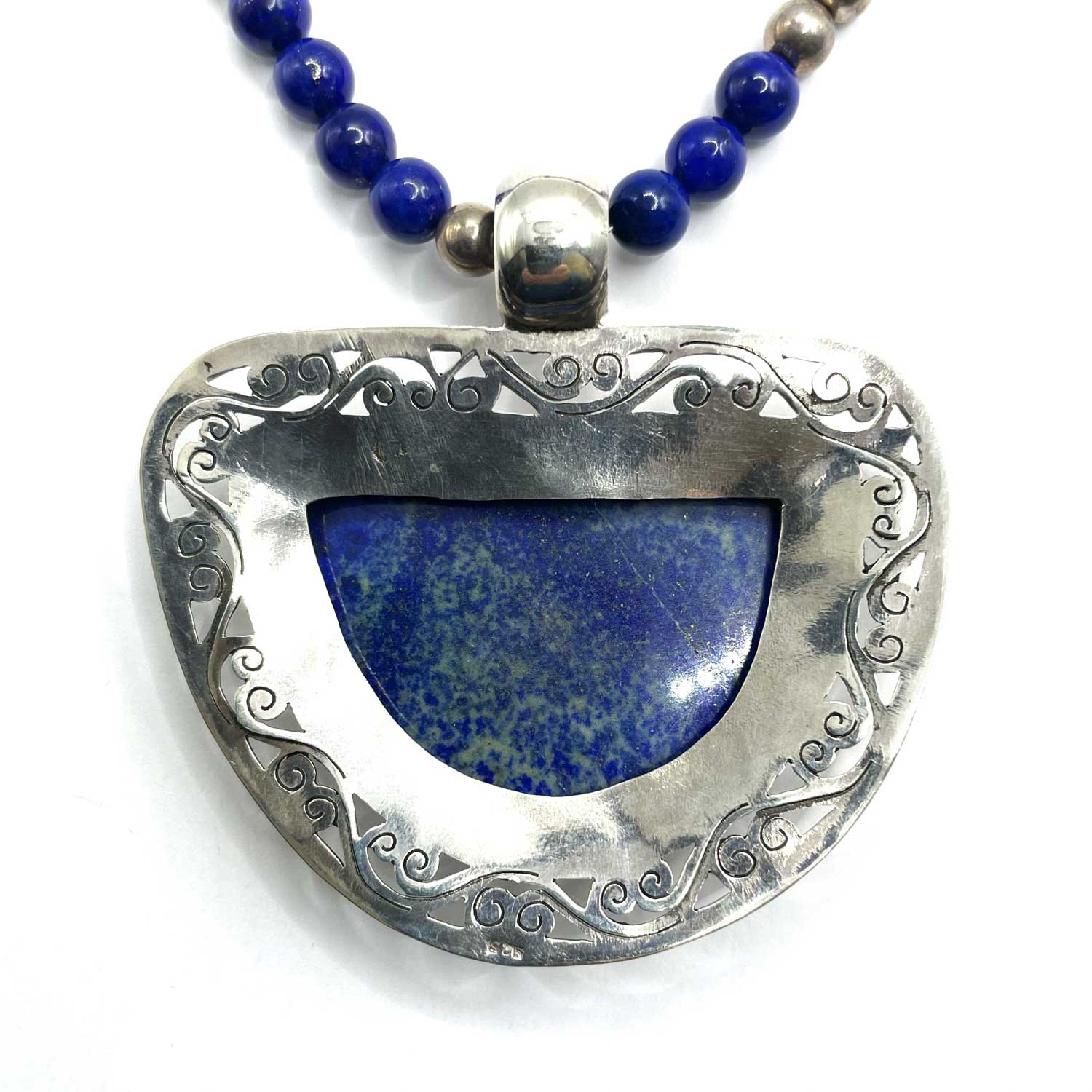 Sterling Lapis Lazuli Pendant