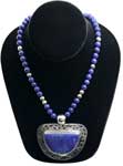 Lapis lazuli pendant necklace