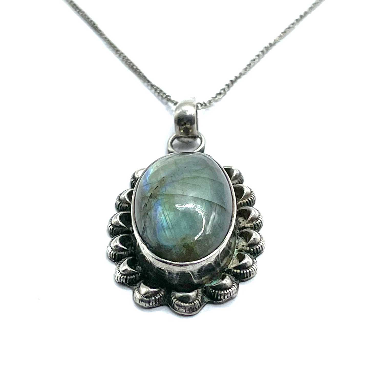 Sterling Labradorite Pendant