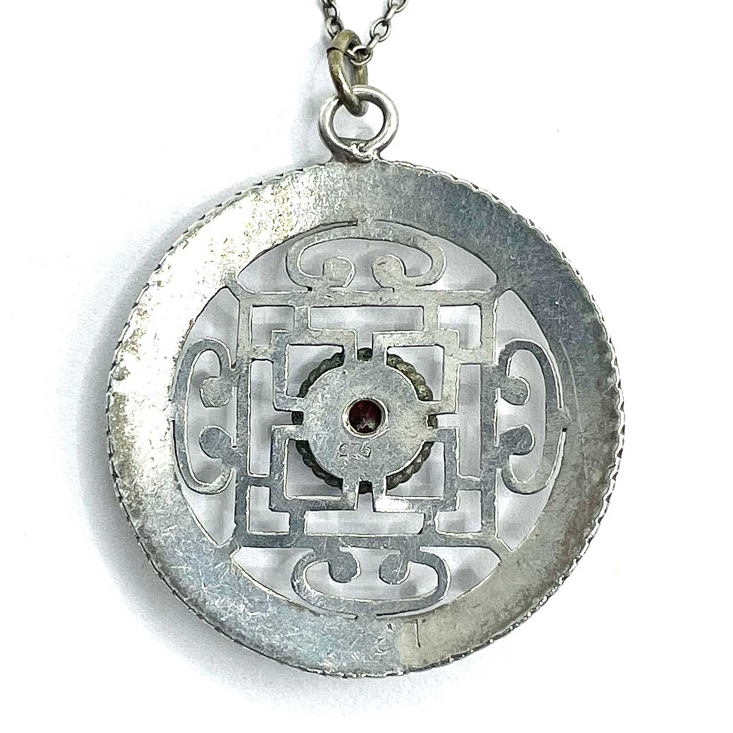 Sterling Garnet Pendant