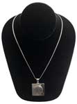 Navajo style sterling pendant necklace