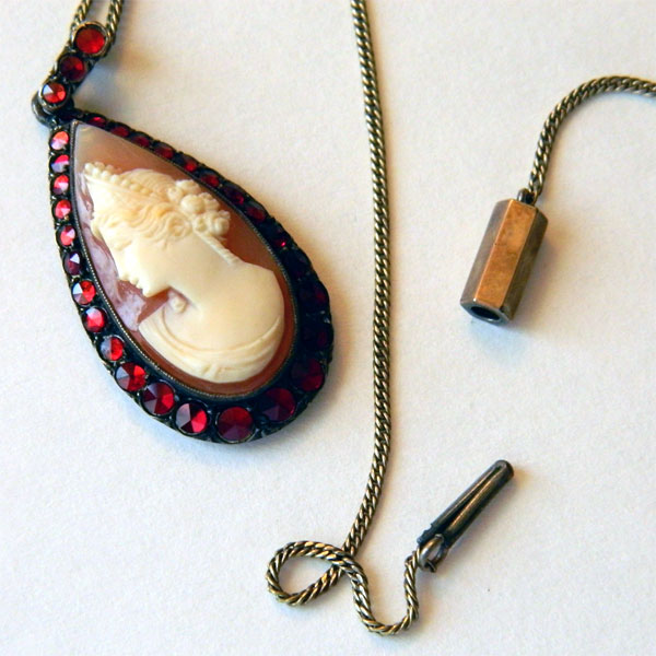 Antique cameo necklace