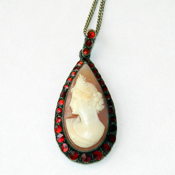 Antique cameo necklace