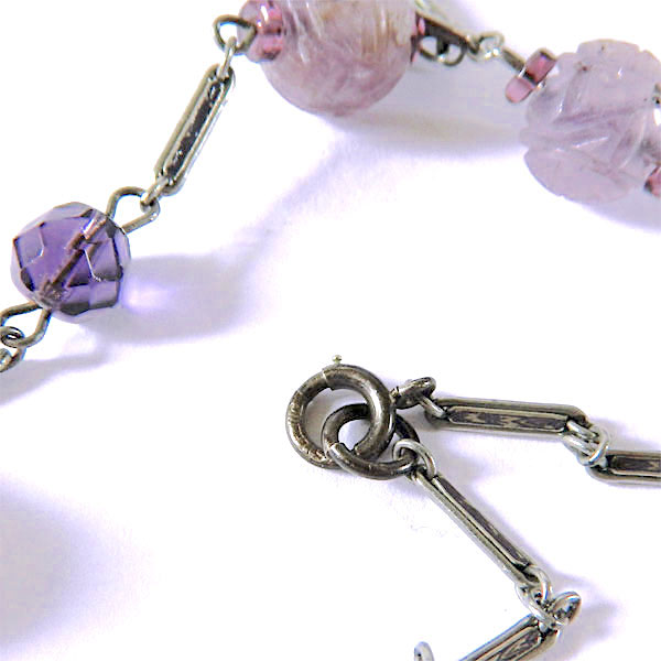 antique chinese export sterling necklace