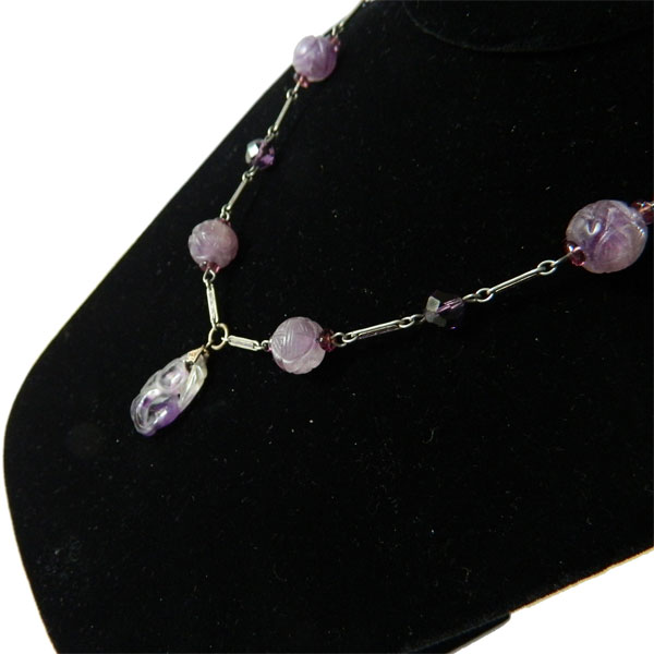 1920's amethyst necklace