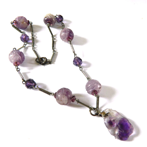 1920's amethyst necklace