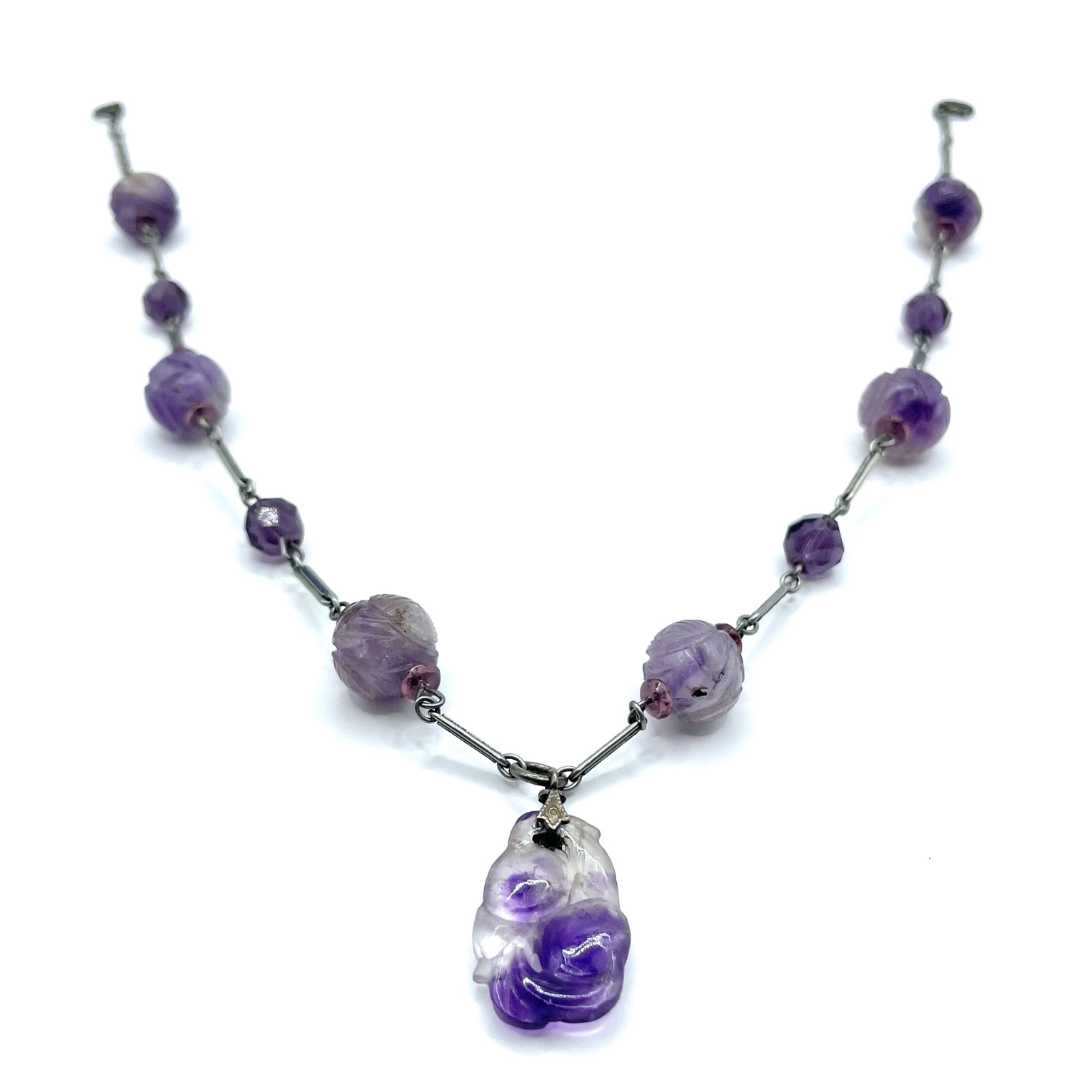 1920s amethyst necklace