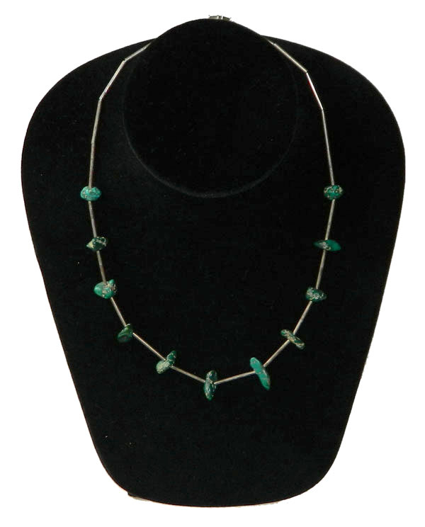 Sterling silver turquoise necklace