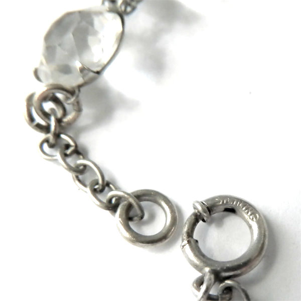 1920's art deco sterling necklace