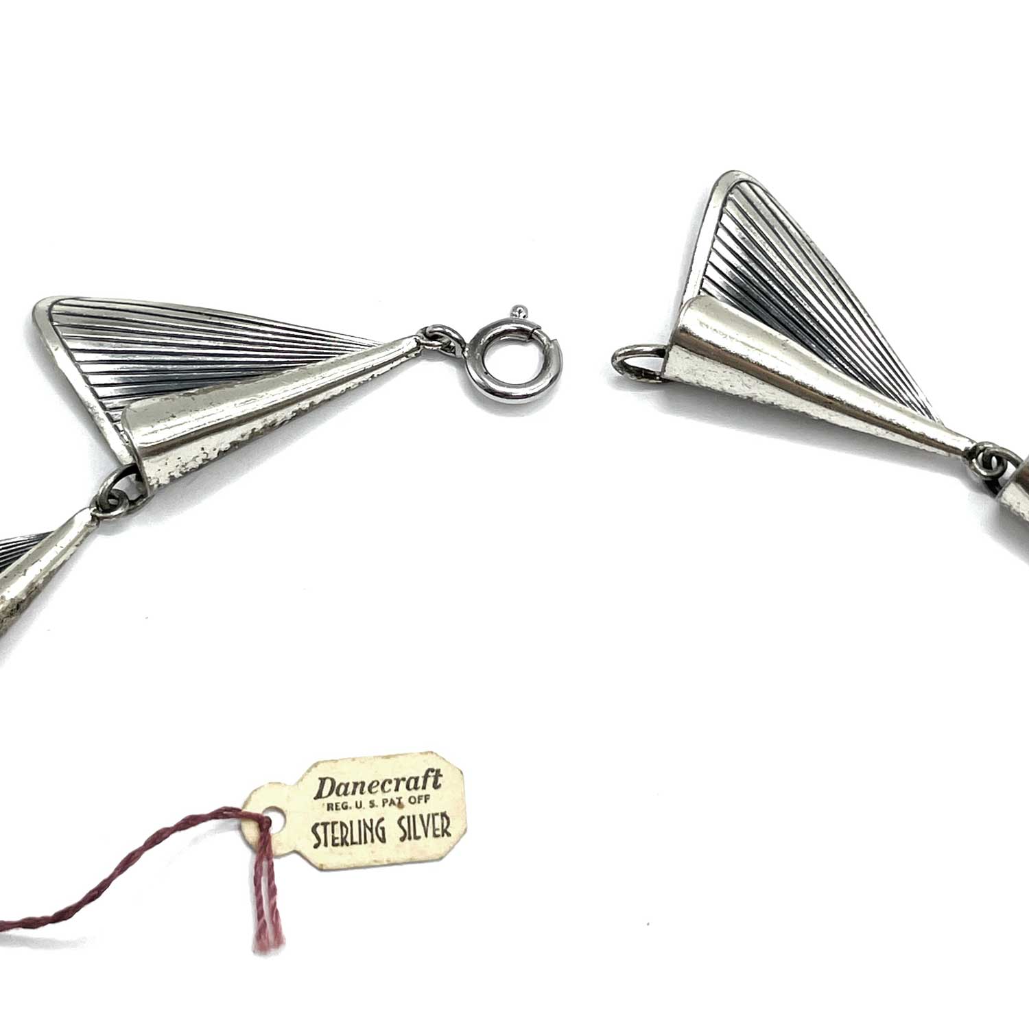1950s Danecraft silver necklace set