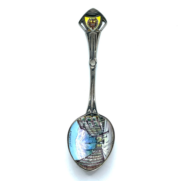 Enameled Germany souvenir spoon