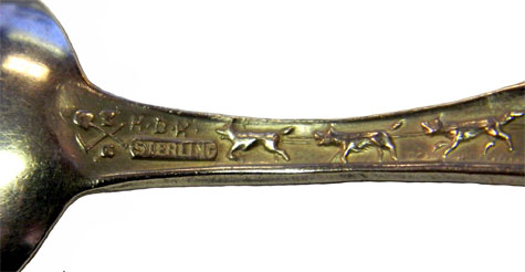 vintage Skagway Alaska State Sterling silver souvenir spoon