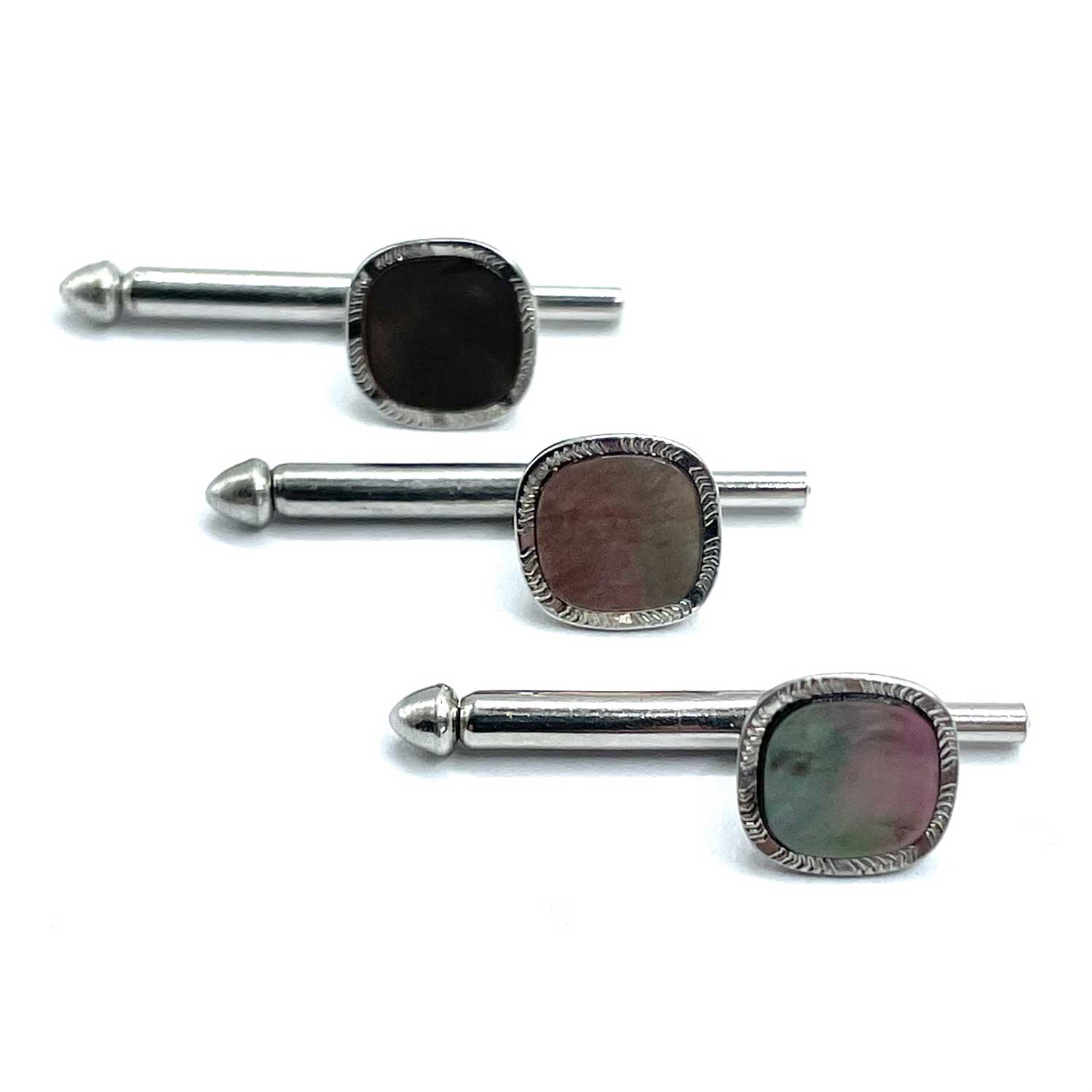 Swank Abalone shirt stud set