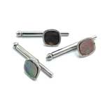 Swank Abalone shirt stud set