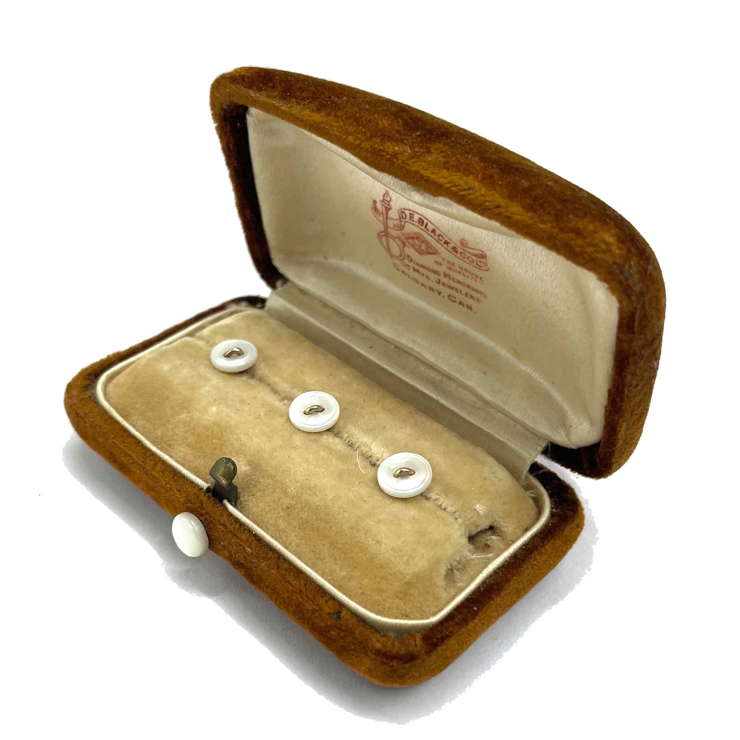 Antique Edwardian shirt stud set