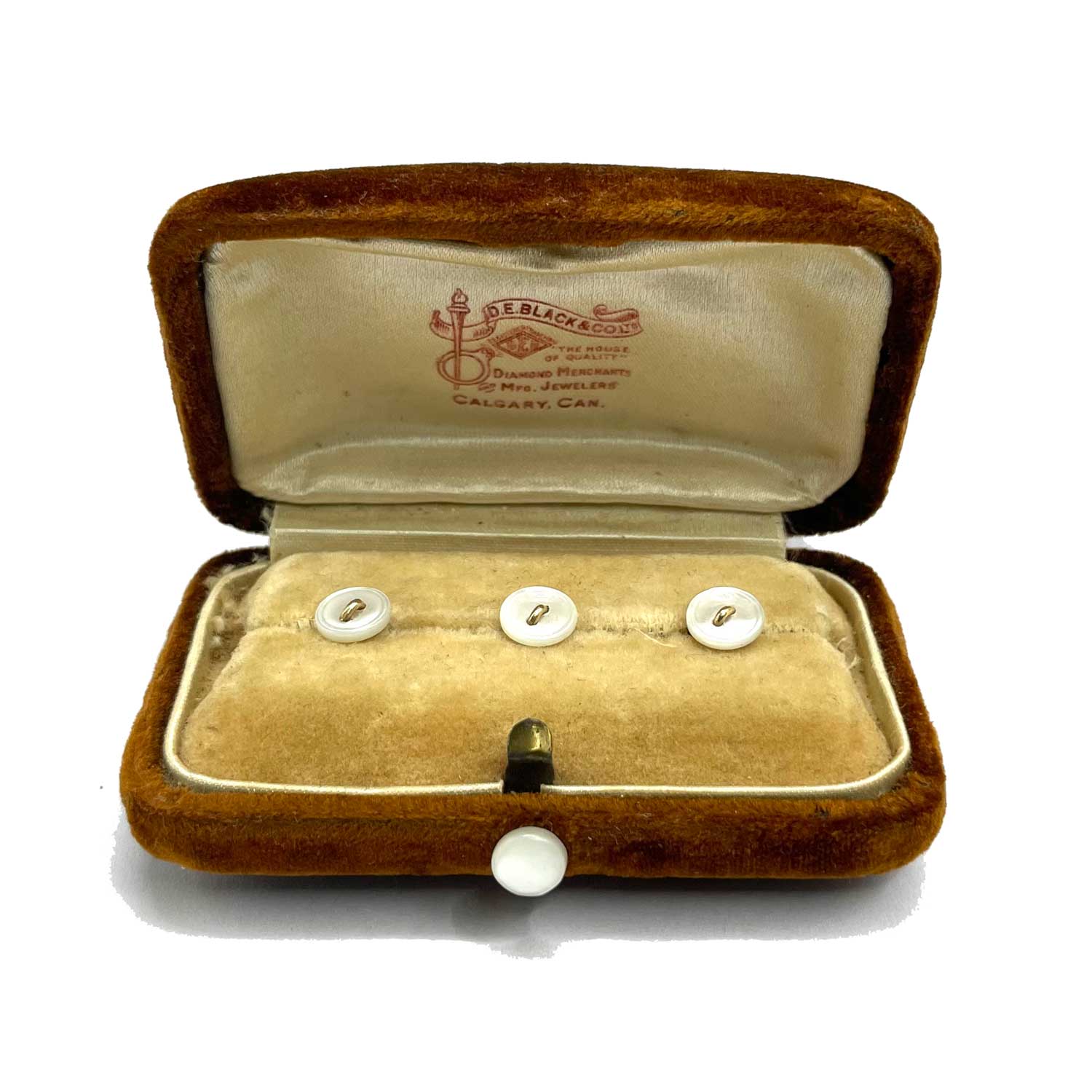 Antique Edwardian shirt stud set