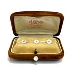 Antique Edwardian shirt stud set