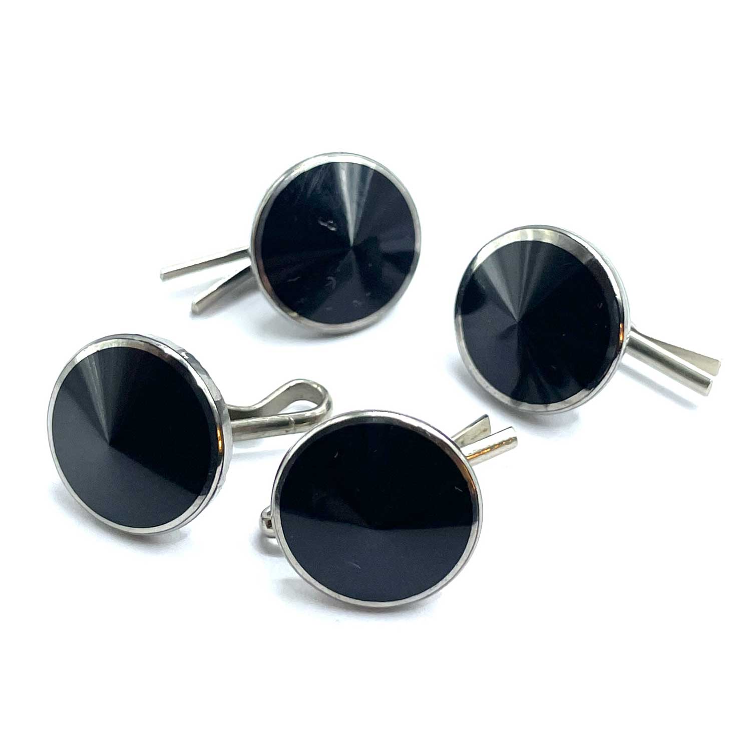 Art Deco shirt stud set