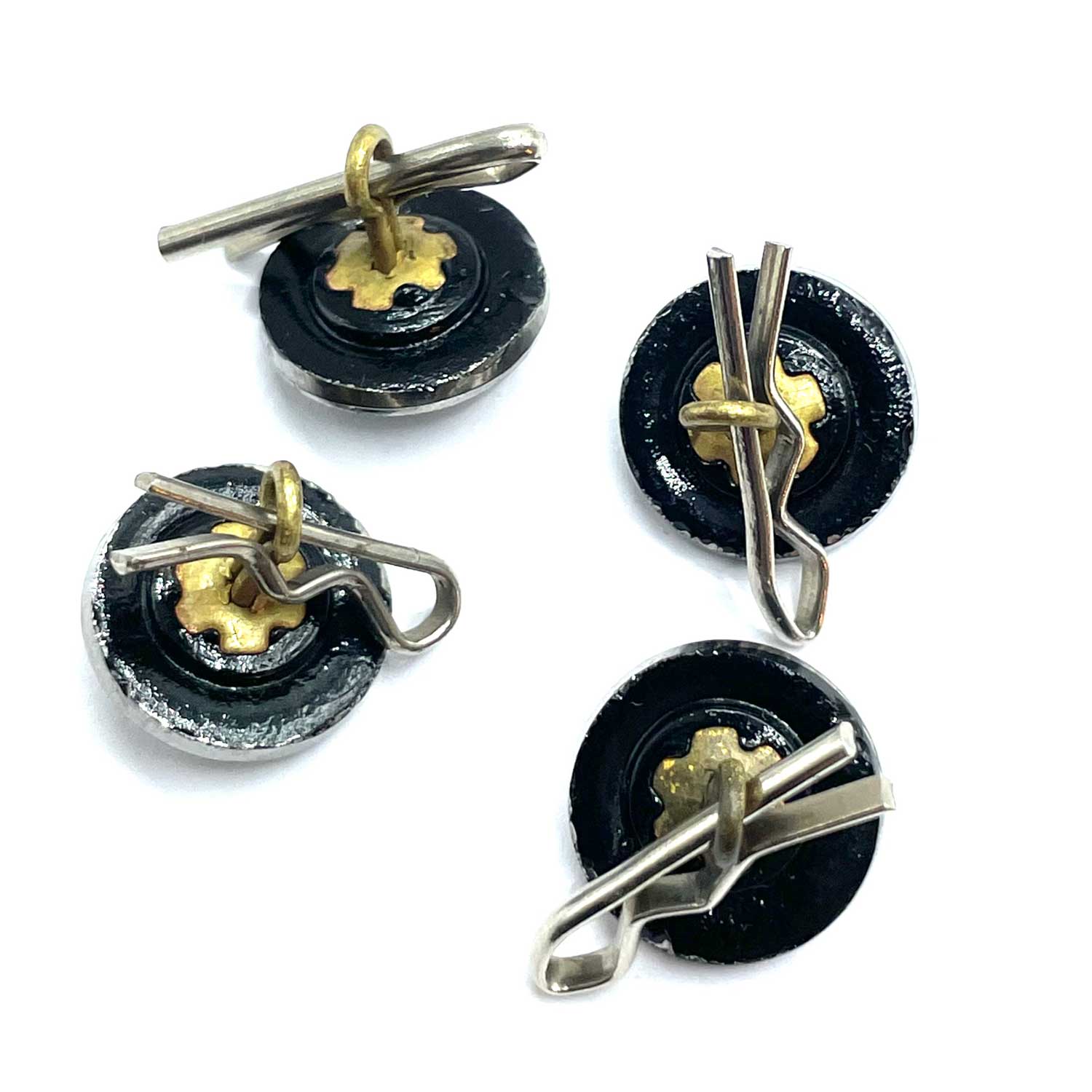 Art Deco shirt stud set