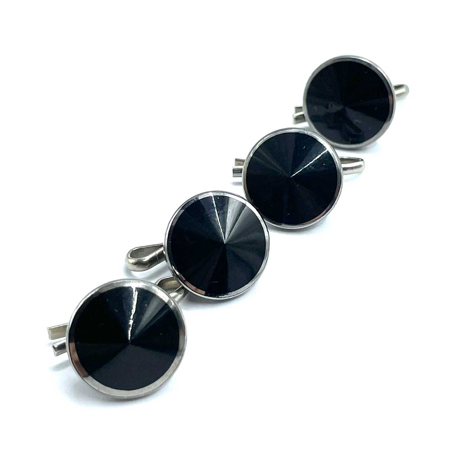 Art Deco shirt stud set