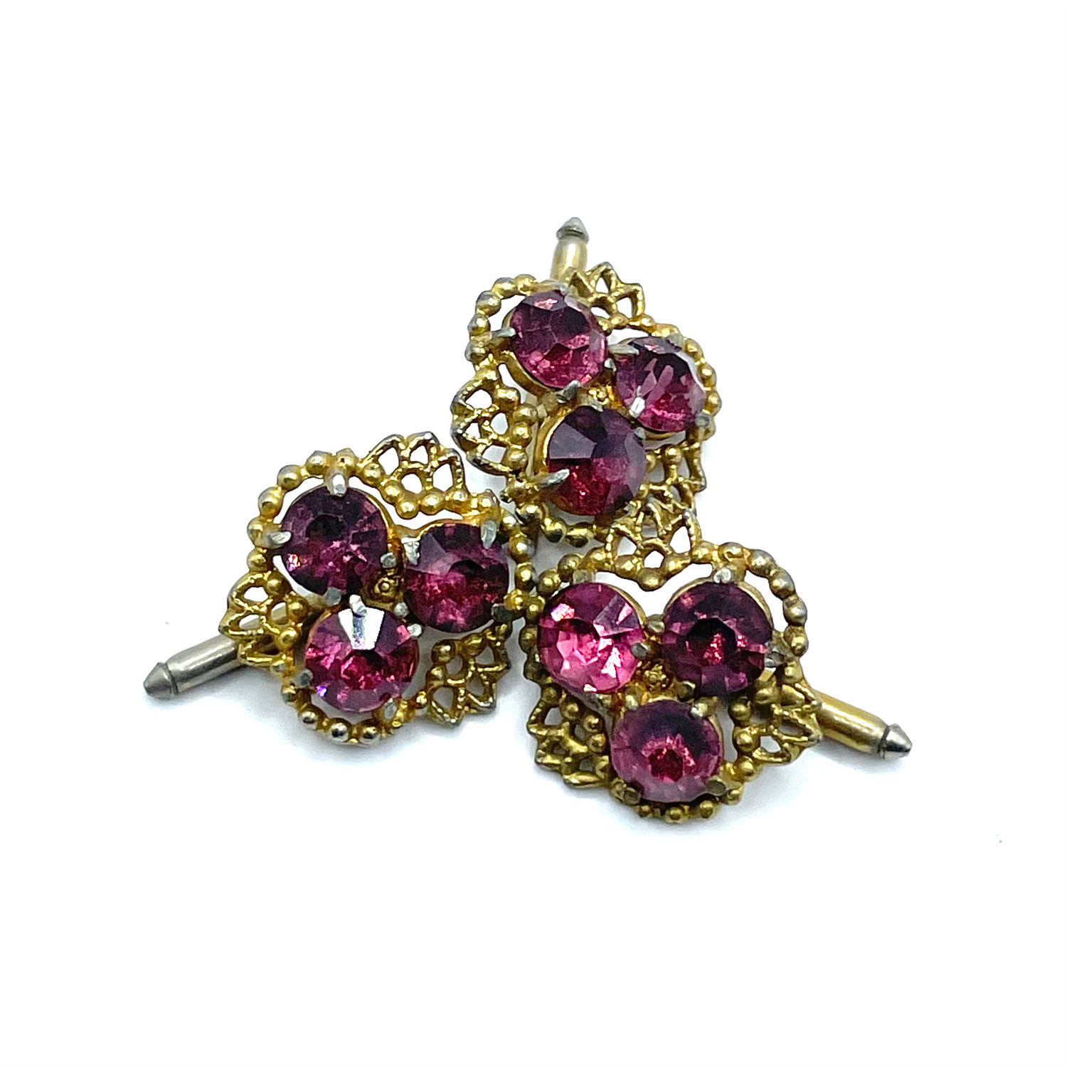 Purple shirt stud set