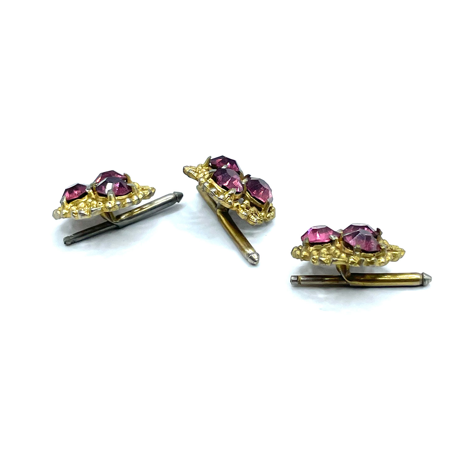 Purple shirt stud set