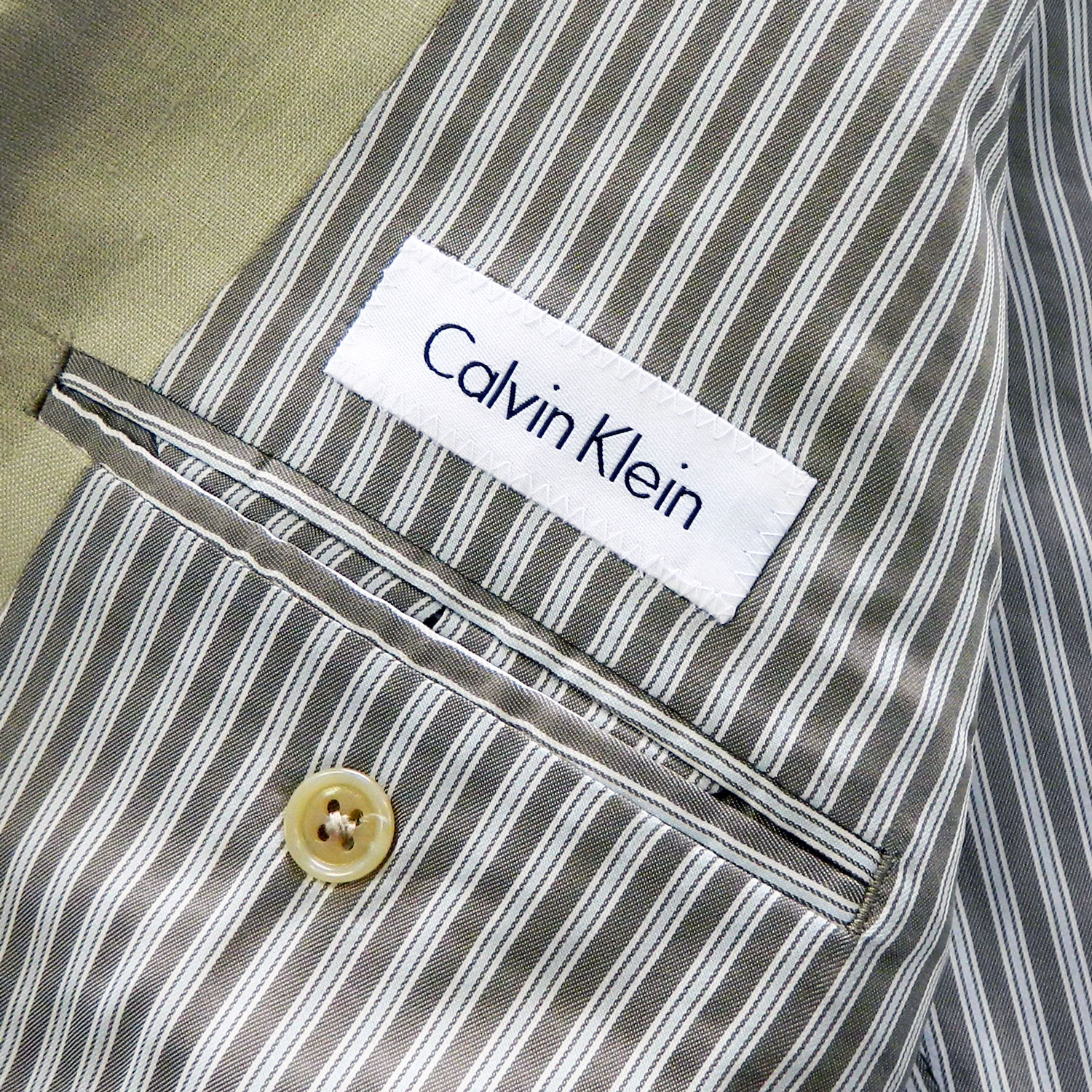 Calvin Klein linen suit