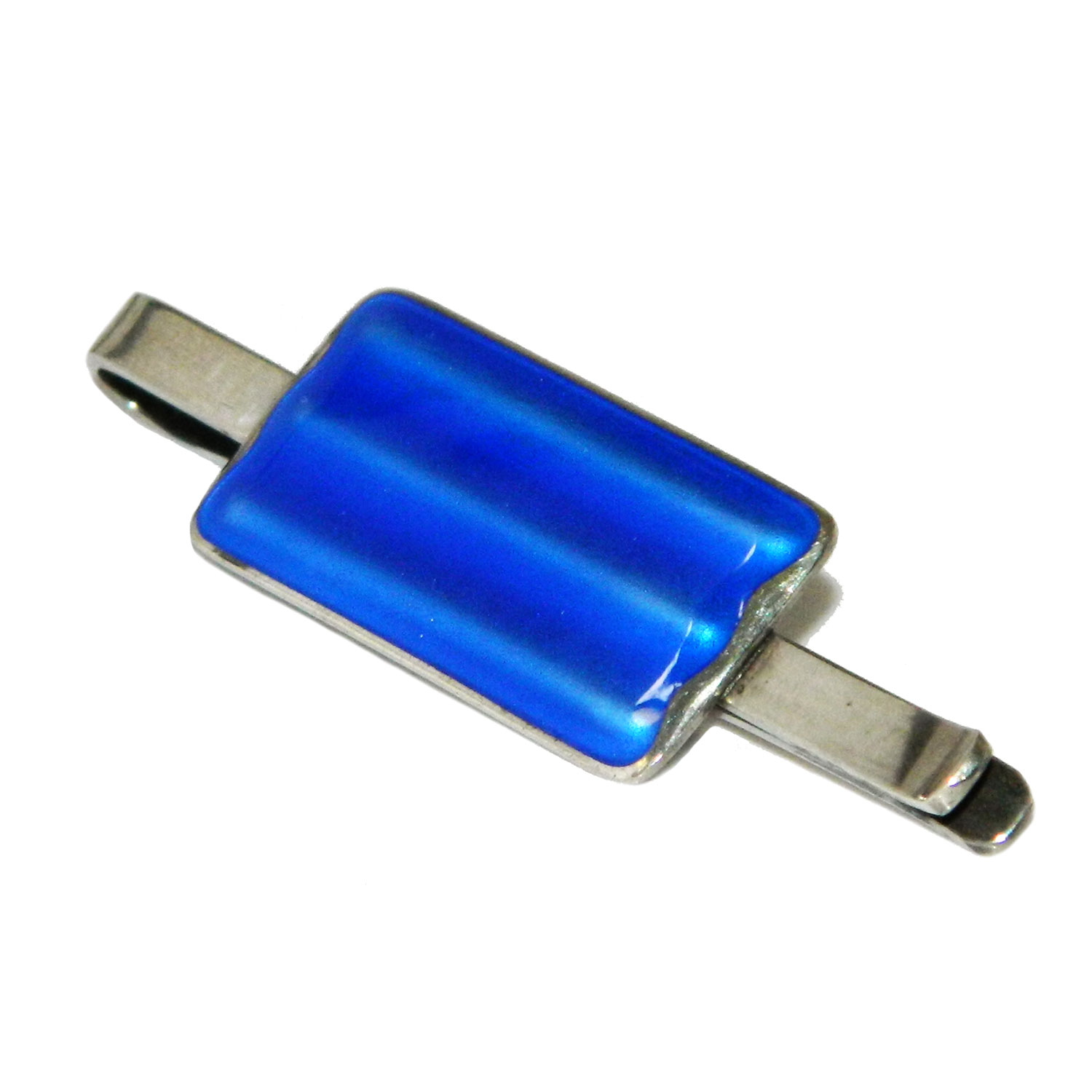 1920's enameled sterling silver cufflinks