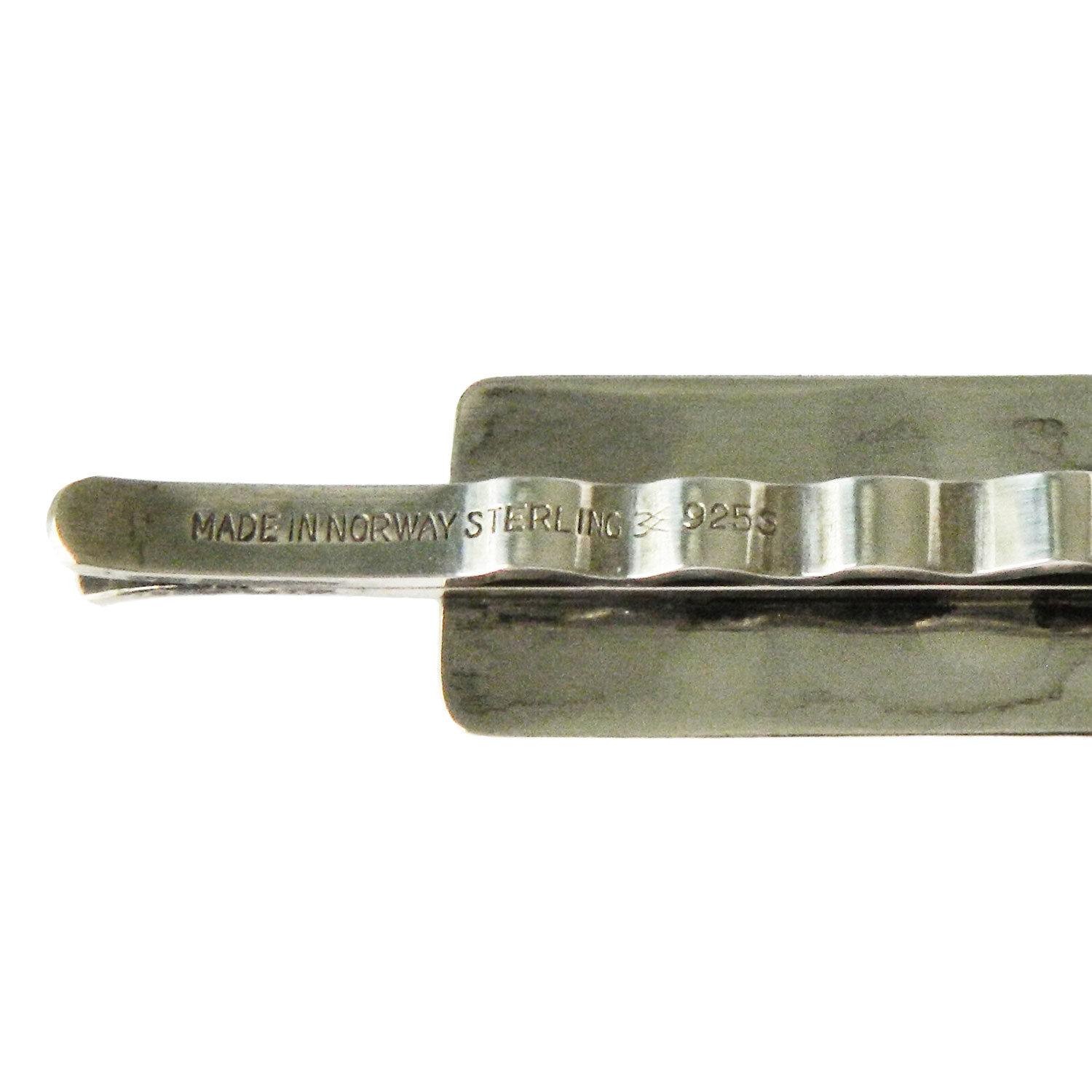 Aksel Holmsen silver tie clip