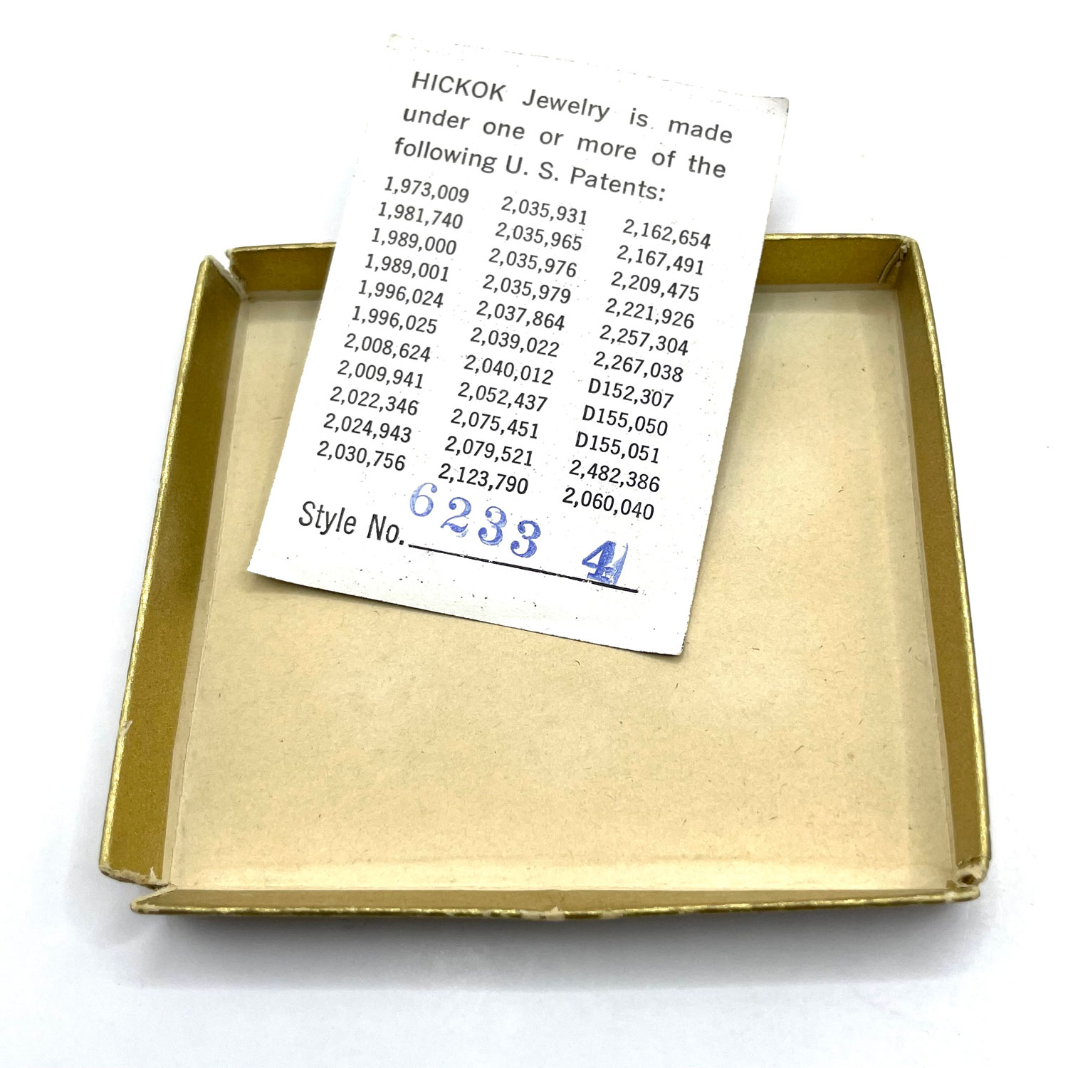 1940s Hickok tie clip