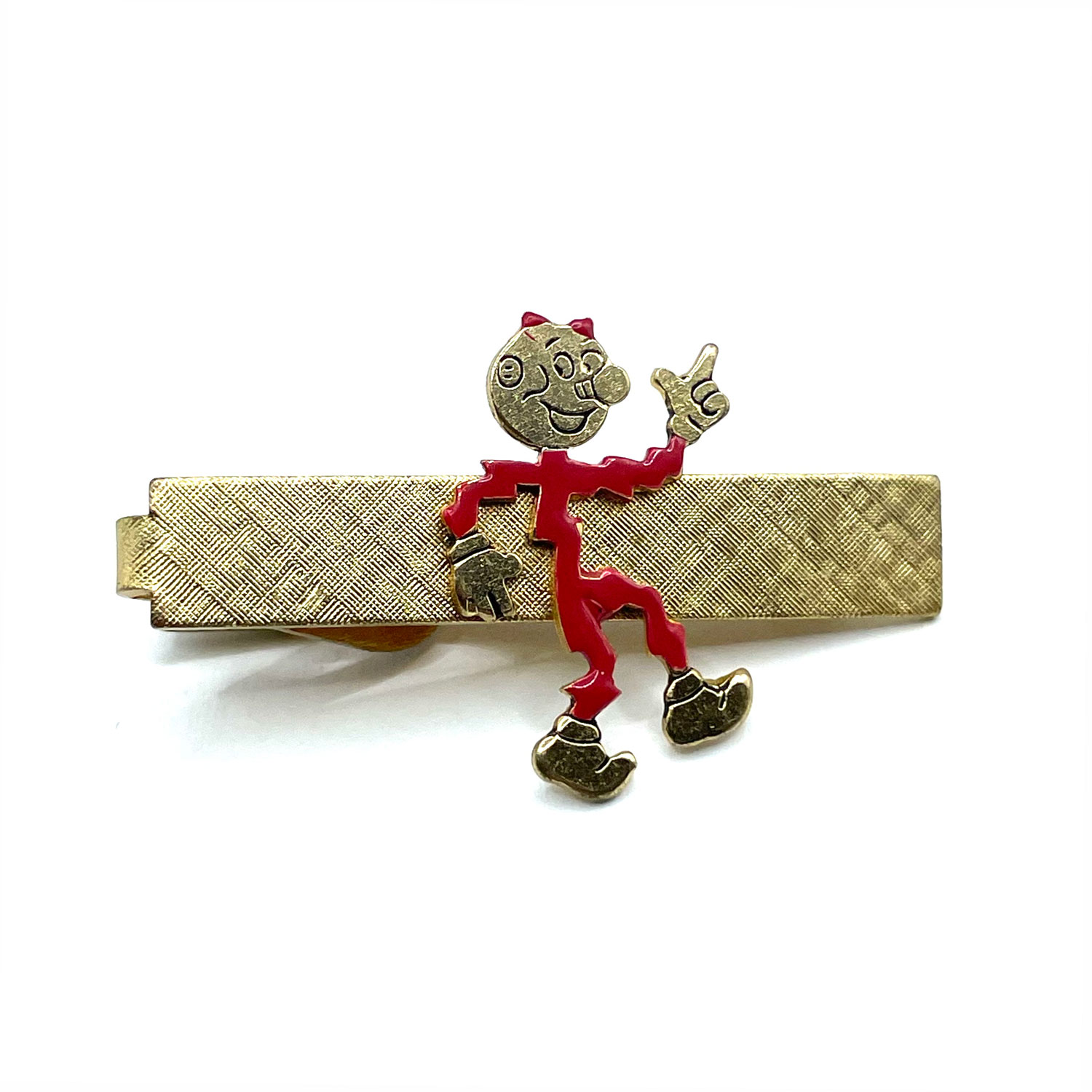 1950s Reddy Kilowatt tie clip